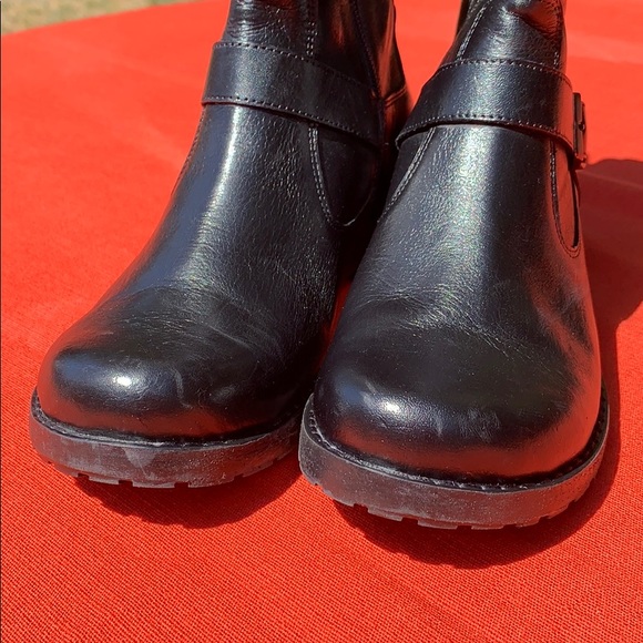 Jafa 2154 Black Ankle Buckled Boots Size 37 - Picture 6 of 10